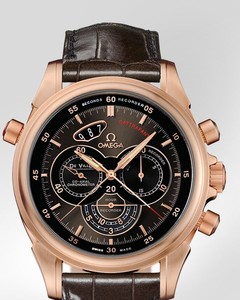 Omega Deville Co-Axial Rattrapante (RG / Brown / Strap) 422.53.44.51.13.001
