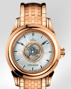 Omega Deville Specialities Tourbillon (RG / Silver / Bracelet) 5133.3
