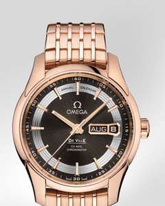 Omega Hour Vision Annual Calendar (RG / Brown / Bracelet) 431.60.41.22.13.001