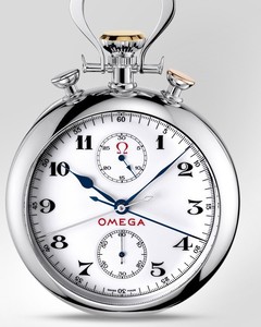 Omega Olympic Pocket Watch 1932 (WG / White) 5110.2