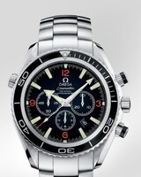 Omega Planet Ocean Chronograph (SS / Black / Bracelet) 221.05.1