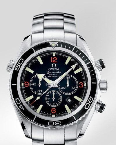 Omega Planet Ocean Chronograph (SS / Black / Bracelet) 221.05.1