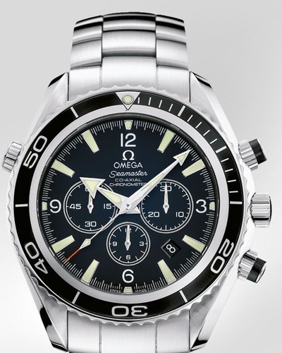 Omega Planet Ocean Chronograph (SS / Black / Bracelet) 2210.5