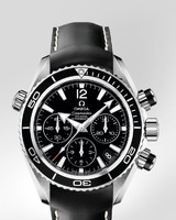 Omega Planet Ocean Chronograph (SS / Black / Strap) 222.32.38.50.01.001