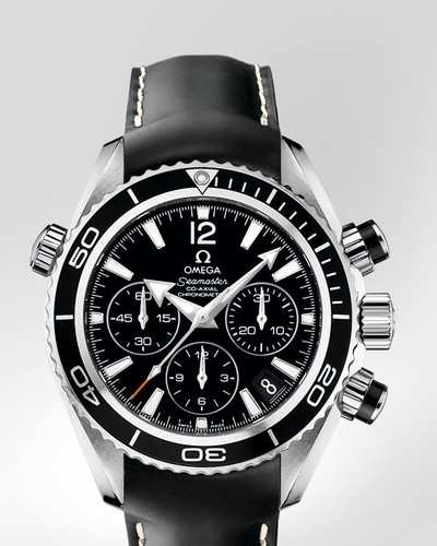 Omega Planet Ocean Chronograph (SS / Black / Strap) 222.32.38.50.01.001