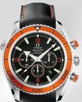 Omega Planet Ocean Chronograph (SS / Black / Strap) 2918.50.82