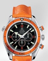 Omega Planet Ocean Chronograph (SS / Black / Strap) 2918.50.38