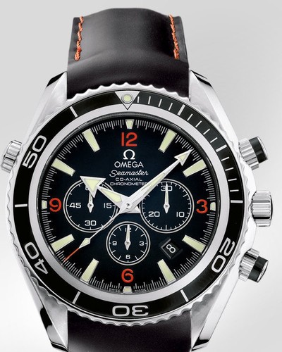 Omega Planet Ocean Chronograph (SS / Black / Strap) 2910.51.82