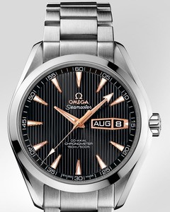 Omega Seamaster Aqua Terra Annual Calendar (SS / Laquered Black / Bracelet) 231.50.43.22.01.001