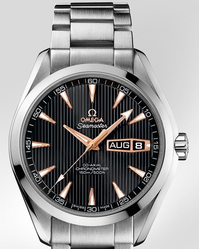 Omega Seamaster Aqua Terra Annual Calendar (SS / Laquered Black / Bracelet) 231.50.43.22.01.001