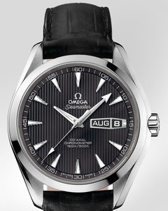 Omega Seamaster Aqua Terra Annual Calendar (SS / Teck-Grey / Strap) 231.13.43.22.06.001