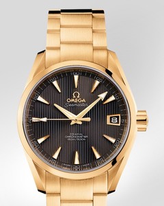 Omega Seamaster Aqua Terra Automatic Chronometer 38.5mm (YG/ Brown / YG) 231.50.39.21.06.002