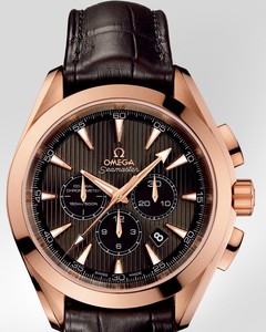 Omega Seamaster Aqua Terra Chronograph (RG / Teck-Grey / Strap) 231.53.44.50.06.001