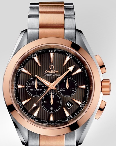 Omega Seamaster Aqua Terra Chronograph (SS- RG / Teck-Grey / Bracelet) 231.20.44.50.06.001