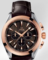 Omega Seamaster Aqua Terra Chronograph (SS- RG / Teck-Grey / Strap) 231.23.44.50.06.001