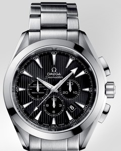 Omega Seamaster Aqua Terra Chronograph (SS / Laquered Black / Bracelet) 231.10.44.50.01.001