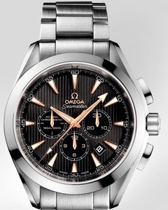 Omega Seamaster Aqua Terra Chronograph (WG / Laquered Black / Bracelet) 231.50.44.50.01.001