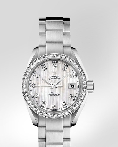 Omega Seamaster Aqua Terra Ladies Automatic (SS-Diamonds / Silver-Diamonds / SS) 231.15.30.20.55.001