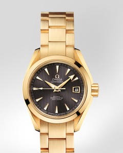 Omega Seamaster Aqua Terra Ladies Automatic (YG / Grey /YG) 231.50.30.20.06.002