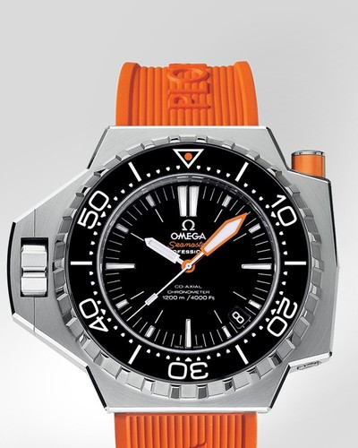 Omega Seamaster Ploprof 1200 m (SS / Black / Strap) 224.32.55.21.01.002