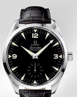 Omega Seamaster Railmaster XXL Chronometer (WG / Black Enamel / Strap) 221.53.49.10.01.002