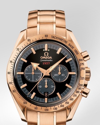 Omega Speedmaster Broad Arrow (RG / Black / Bracelet) 321.50.42.50.01.001