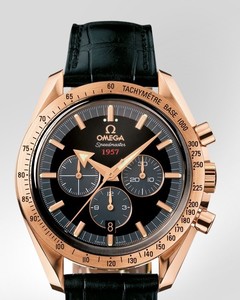 Omega Speedmaster Broad Arrow (RG / Black / Strap) 321.53.42.50.01.001