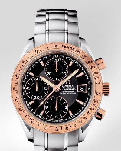 Omega Speedmaster Date ( SS - YG / Black / SS) 323.21.40.40.01.001