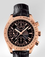Omega Speedmaster Day Date ( RG / Black / Croc Leather) 323.53.40.44.01.001