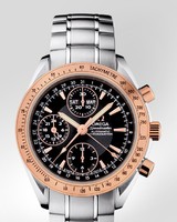 Omega Speedmaster Day Date ( SS - RG / Black / SS) 323.21.40.44.01.001