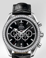 Omega Speedmaster Specialities Olympic Collection Timeless with Diamonds (WG / Black / Strap) 321.58.44.52.51.001