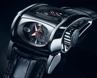 Parmigiani Fleurier Bugatti Super Sports (WG / Carbon Fiber / Hermes Strap)