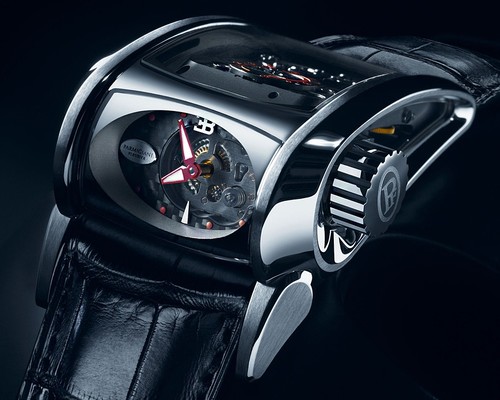 Parmigiani Fleurier Bugatti Super Sports (WG / Carbon Fiber / Hermes Strap)
