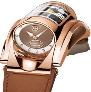Parmigiani Fleurier Bugatti Type 370 (RG / Etoupe / Strap) PF602327-01