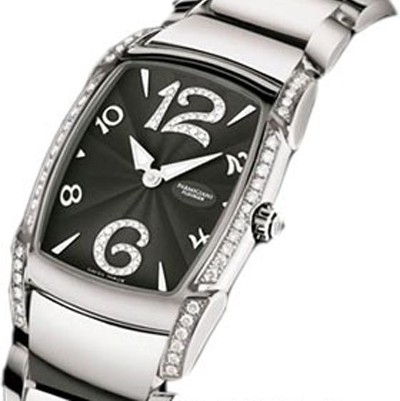 Parmigiani Fleurier Kalpa Piccola Steel (SS-Diamonds / Black / SS) PF010338-02