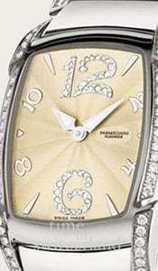 Parmigiani Fleurier Kalpa Piccola Steel (SS-Diamonds / Champagne / SS) PF010341-02