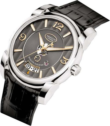 Parmigiani Fleurier Kalpa Tonda 39 Qualite Fleurier (WG / Slate / Leather) PF600315-01