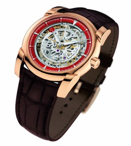 Parmigiani Fleurier Kalpa Tonda 39 Skeleton (RG / Sienne / Leather) PF012704-01