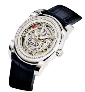 Parmigiani Fleurier Kalpa Tonda 39 Skeleton (WG / Ivory / Leather) PF012703-01