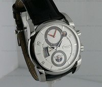 Parmigiani Fleurier Kalpa Tonda 42 Hemispheres (SS / Silver / Leather) PF600215-01