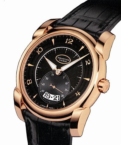 Parmigiani Fleurier Kalpa Tonda Gold 39mm (RG / Black / Leather) PF012502-01