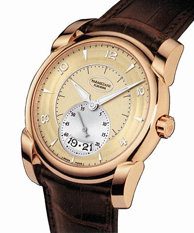 Parmigiani Fleurier Kalpa Tonda Gold 39mm (RG / Champagne / Leather) PF012501-01