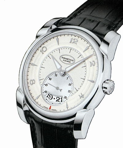 Parmigiani Fleurier Kalpa Tonda Gold 39mm (WG / Silver / Leather) PF012503-01
