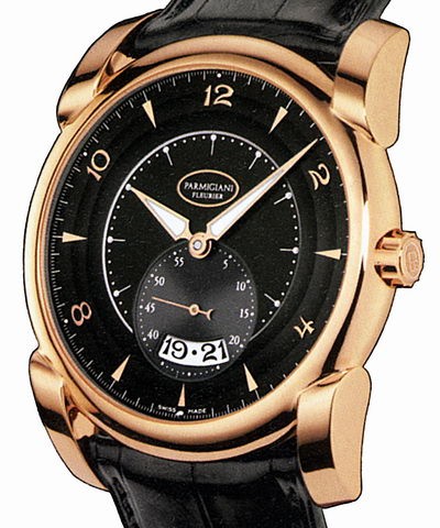 Parmigiani Fleurier Kalpa Tonda Gold 42mm (RG / Black / Leather) PF012508-01