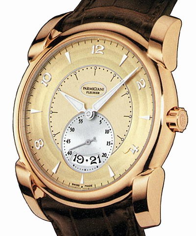 Parmigiani Fleurier Kalpa Tonda Gold 42mm (RG / Champagne / Leather) PF012507-01