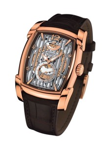 Parmigiani Fleurier Kalpa XL Hebdomadair Gold (RG / Silver / Leather) PF601845-01