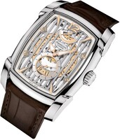Parmigiani Fleurier Kalpa XL Hebdomadair Gold (WG / Silver / Leather) PF601844-01