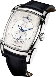 Parmigiani Fleurier Kalpa XL Hebdomadair (SS / Silver / Leather) PF003518-01