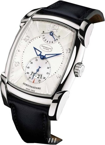 Parmigiani Fleurier Kalpa XL Hebdomadair (SS / Silver / Leather) PF003518-01