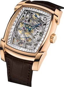 Parmigiani Fleurier Kalpa XL Hebdomadaire Skeleton (RG / Skeleton / Strap) PF600377-01